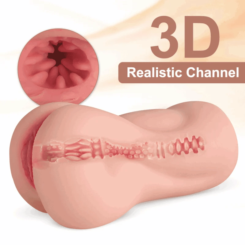 Roxy - 2 lbs Real 3D Electric Vagina Masturbator with 3 Frequencies 7 Vibration