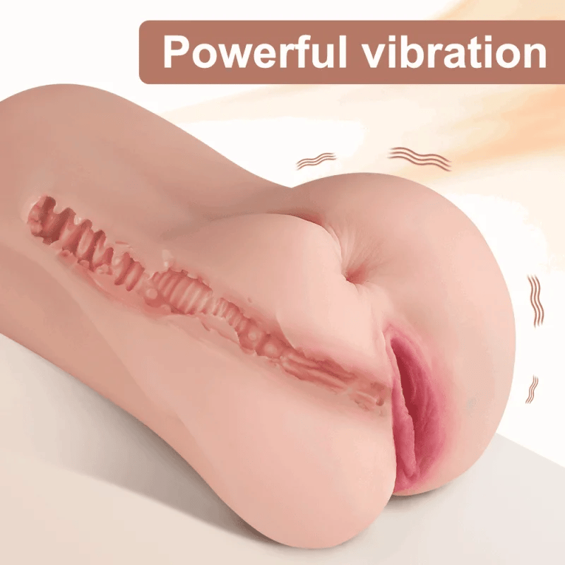 Roxy - 2 lbs Real 3D Electric Vagina Masturbator with 3 Frequencies 7 Vibration
