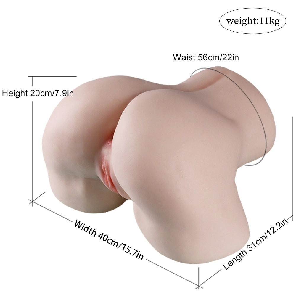 Salome - 24.3 lbs Lifelike Life Size Silicone Ass Masturbator
