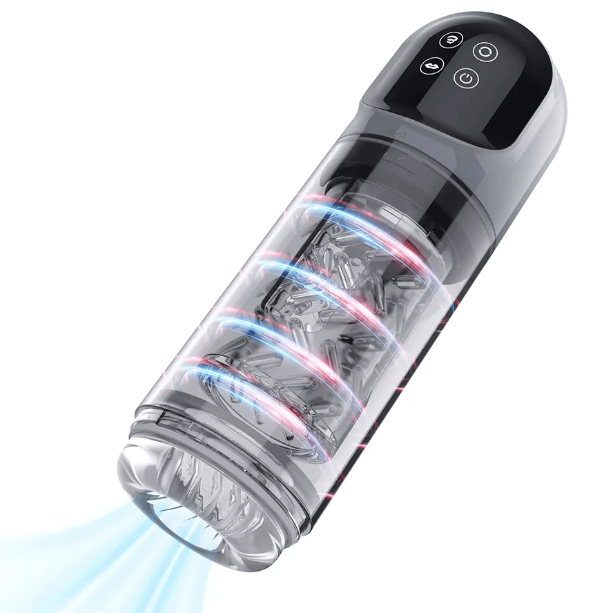 PR3Plus- Waterproof Dual Stimulation Male Stroker Toy with Vacuum Suction