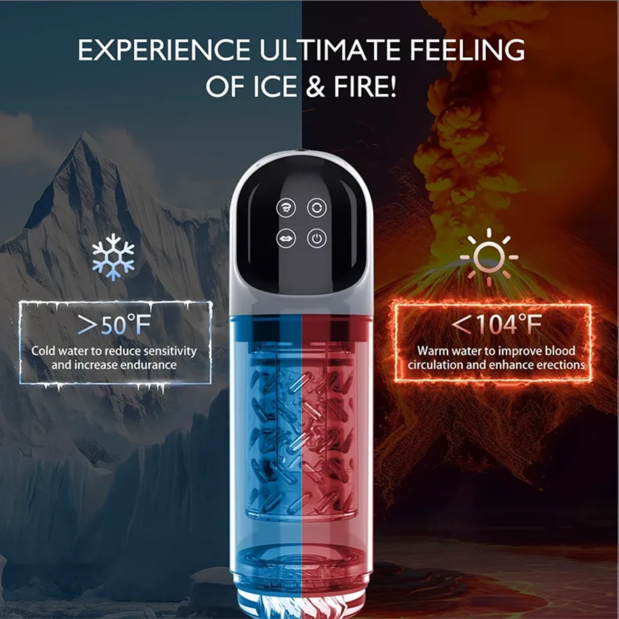 PR3Plus- Waterproof Dual Stimulation Male Stroker Toy with Vacuum Suction