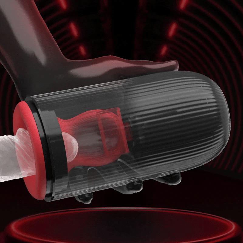 PG13 – Automatic Glans Stimulator with Suction, Rotation & 10 Vibration Modes for Targeted Stimulation