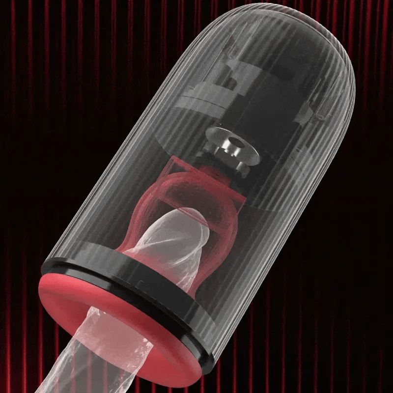 PG13 – Automatic Glans Stimulator with Suction, Rotation & 10 Vibration Modes for Targeted Stimulation