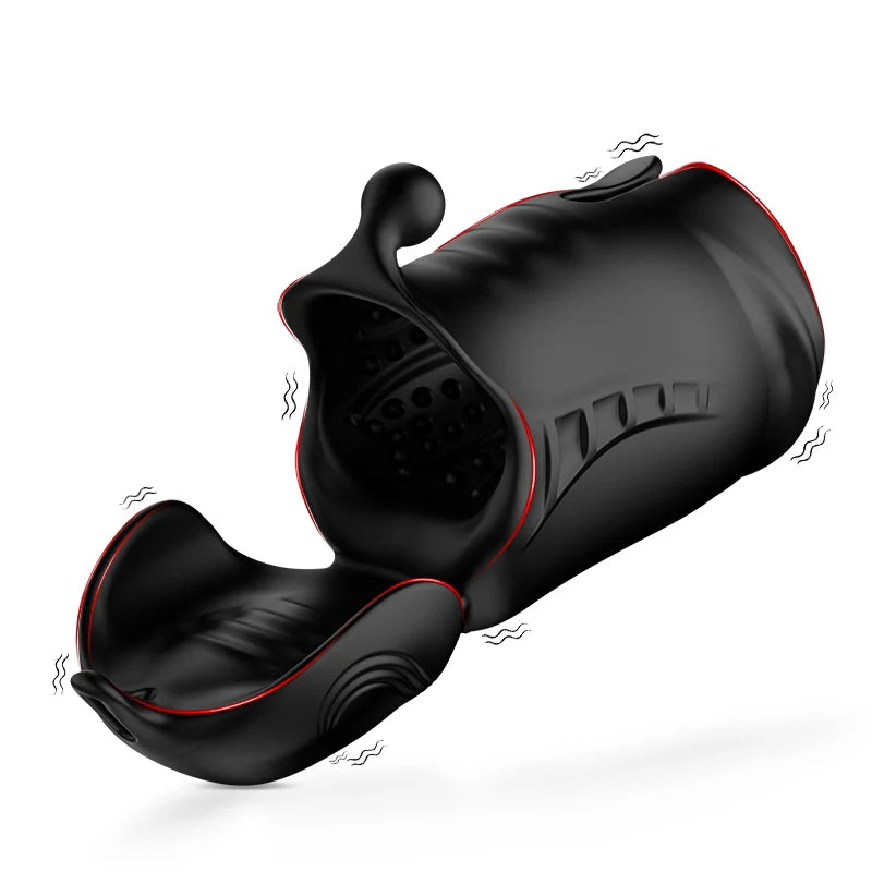 PG14 – Glans Trainer with Dual Motors, 10 Vibration Modes & Full Coverage Stimulation