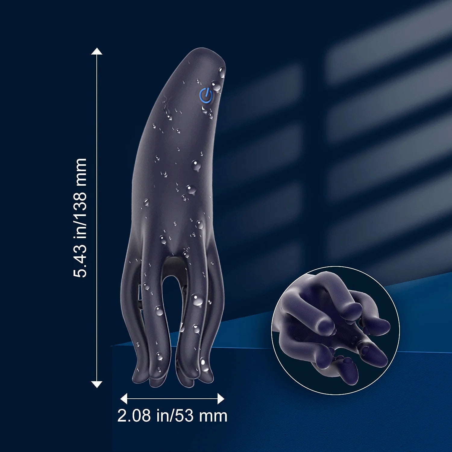 PG17 – Full-Wrap Tentacle Glans Trainer Masturbator with 10 Vibration Modes