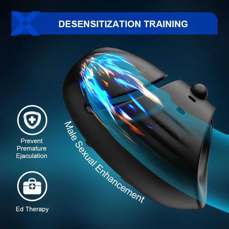 PG1 – App-Controlled Glans Trainer with Adjustable Strap, 9 Vibration Modes & Hands-Free