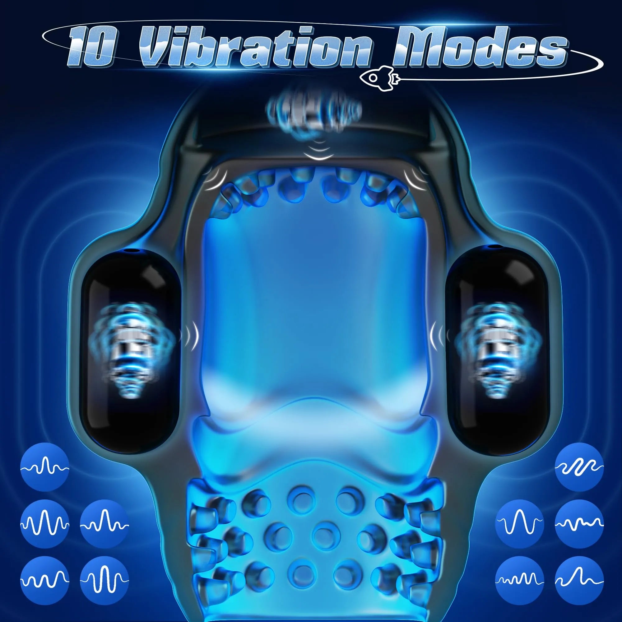 PG1 Pro – App-Controlled Vibration Glans Trainer with 360° Stimulation & Licking
