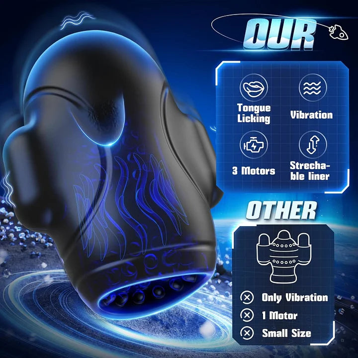PG1 Pro – App-Controlled Vibration Glans Trainer with 360° Stimulation & Licking