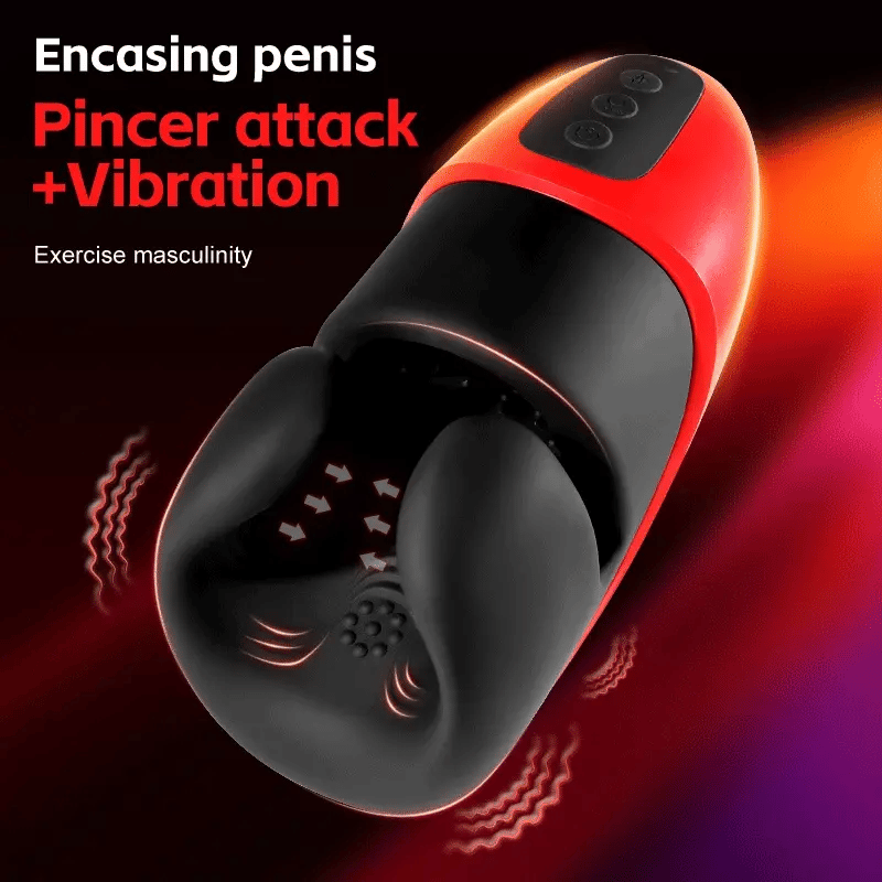 PG20 – Clamping Pressure Glans Trainer Masturbator with 10 Vibration Stimulation