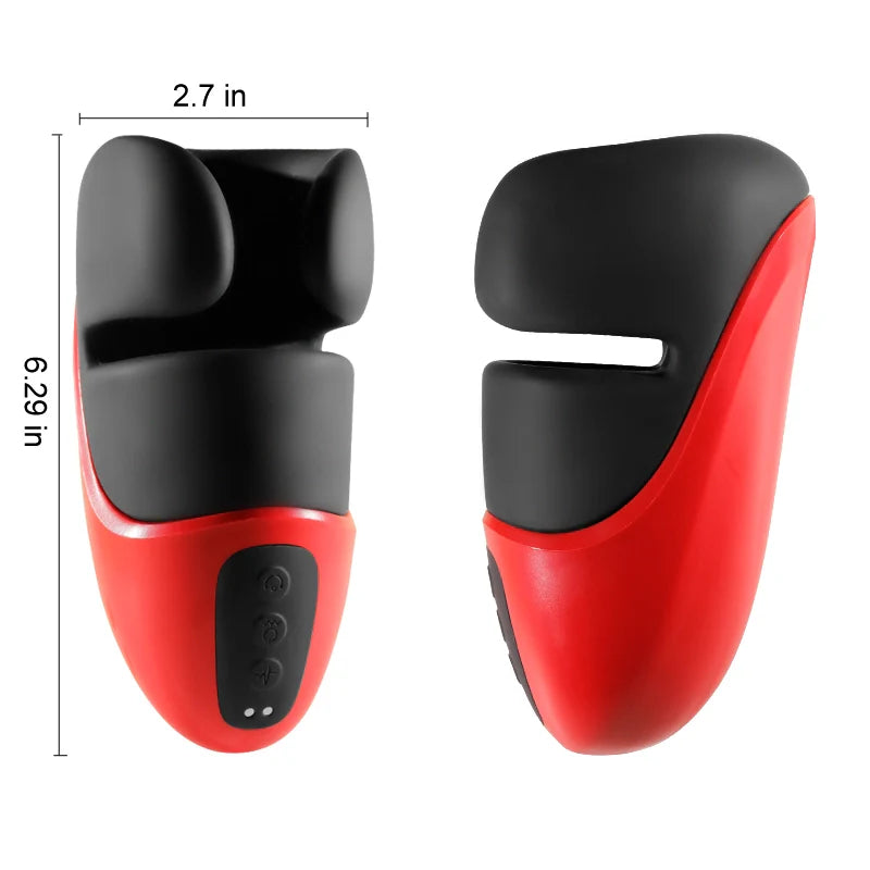 PG20 – Clamping Pressure Glans Trainer Masturbator with 10 Vibration Stimulation