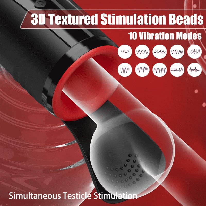 PG23 – Large Deep Glans Stimulation with Suction, Rotation & Vibration Modes