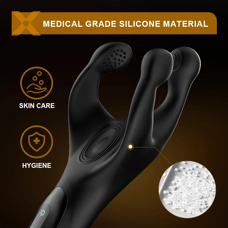 PG9 – Portable Glans Trainer Masturbator with 10 Vibration Patting Stimulation