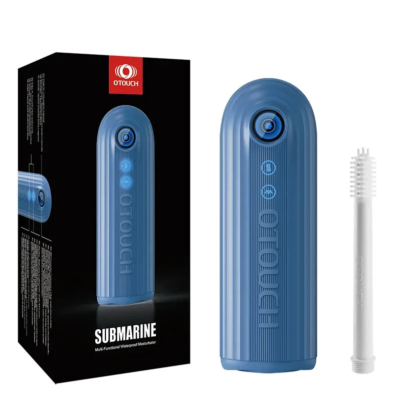 PT9 – Waterproof Masturbator with Thrusting Vibrating & 360° Adjustable Contraction
