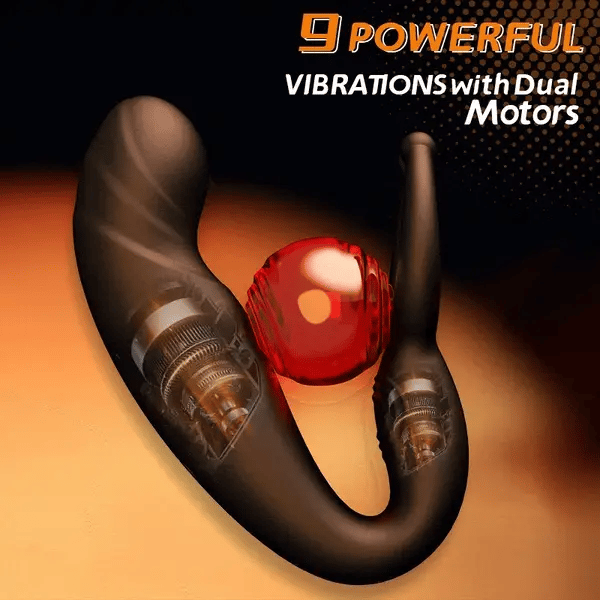 PM11 – Beaded Prostate Massager with 9 Vibration Modes & Multi-Point Stimulation