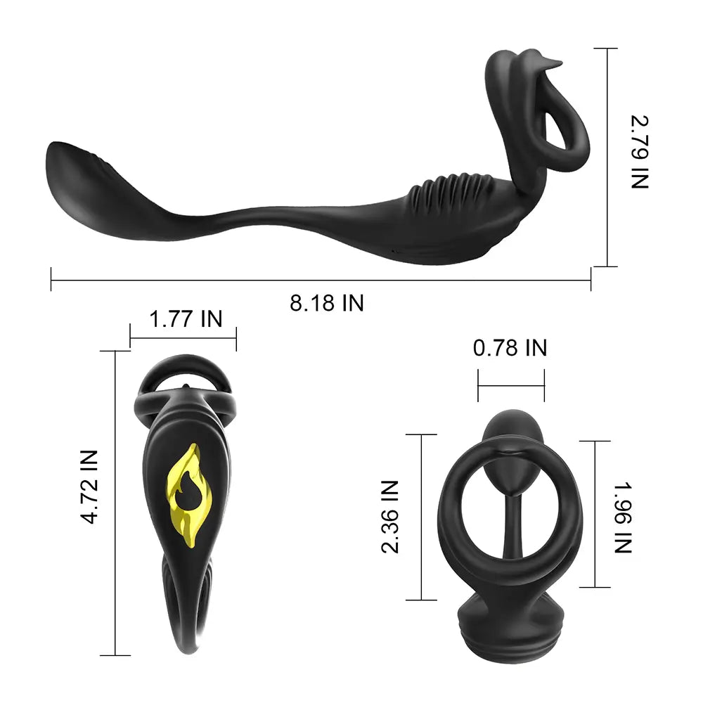 PM5 – Dual Motor Prostate Massager with Multi-Point Stimulation & Remote Control
