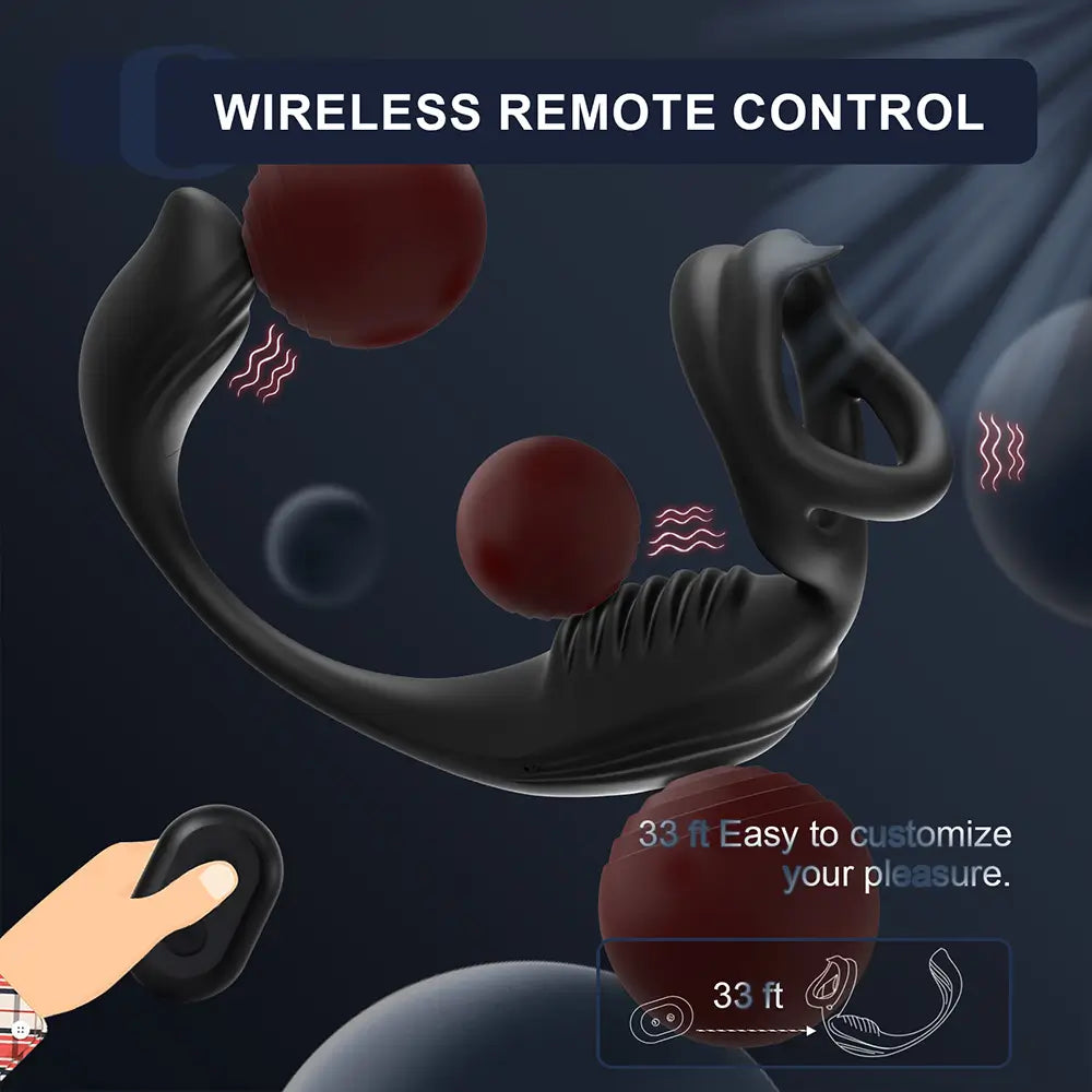 PM5 – Dual Motor Prostate Massager with Multi-Point Stimulation & Remote Control