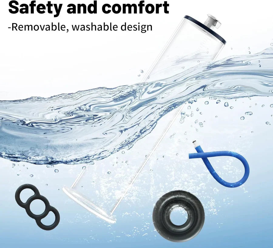 XP5 – Smart Electric Penis Pump with Dual Control, LCD Display & Precision Pressure System