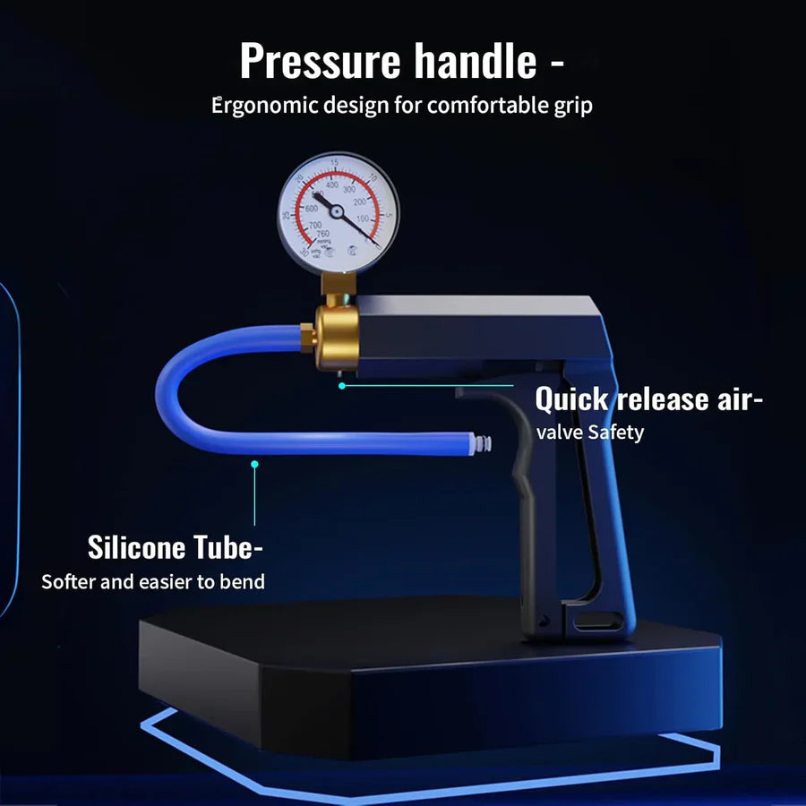 XP12S – Manual Penis Pump with Squeeze-Lever Power & Pressure Gauge