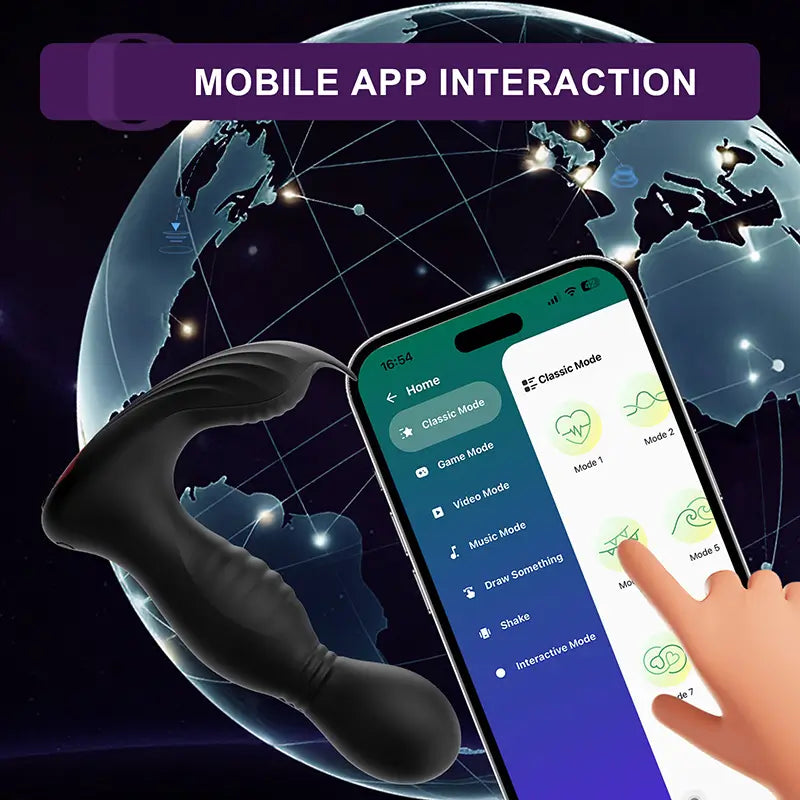 PM8 – App-Controlled Prostate Massager with Triple Motors & Multi-Mode Stimulation