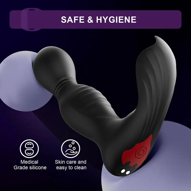 PM8 – App-Controlled Prostate Massager with Triple Motors & Multi-Mode Stimulation