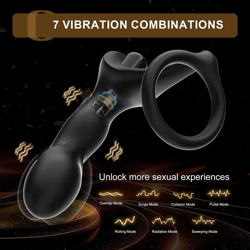 PM1 – Leten Raptor Prostate Massager with Dual Stimulation & 7 Vibration Modes