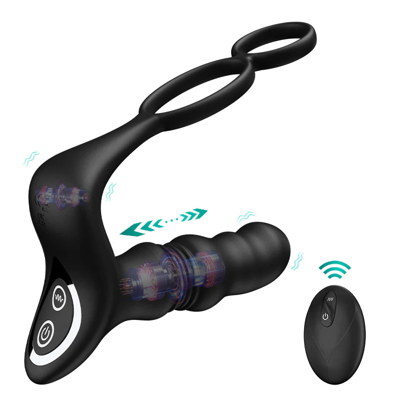 PM9 – Wearable Prostate Massager with Thrusting Motion, Vibration & Remote Control