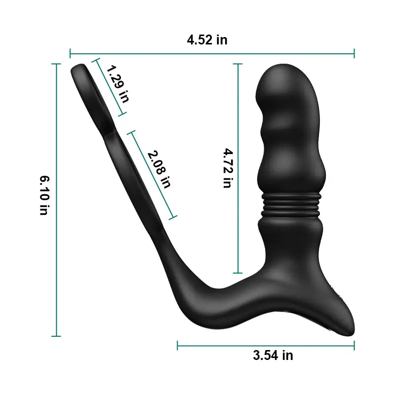 PM9 – Wearable Prostate Massager with Thrusting Motion, Vibration & Remote Control
