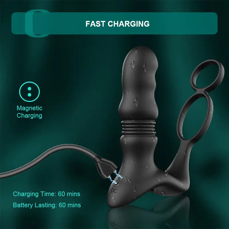 PM9 – Wearable Prostate Massager with Thrusting Motion, Vibration & Remote Control