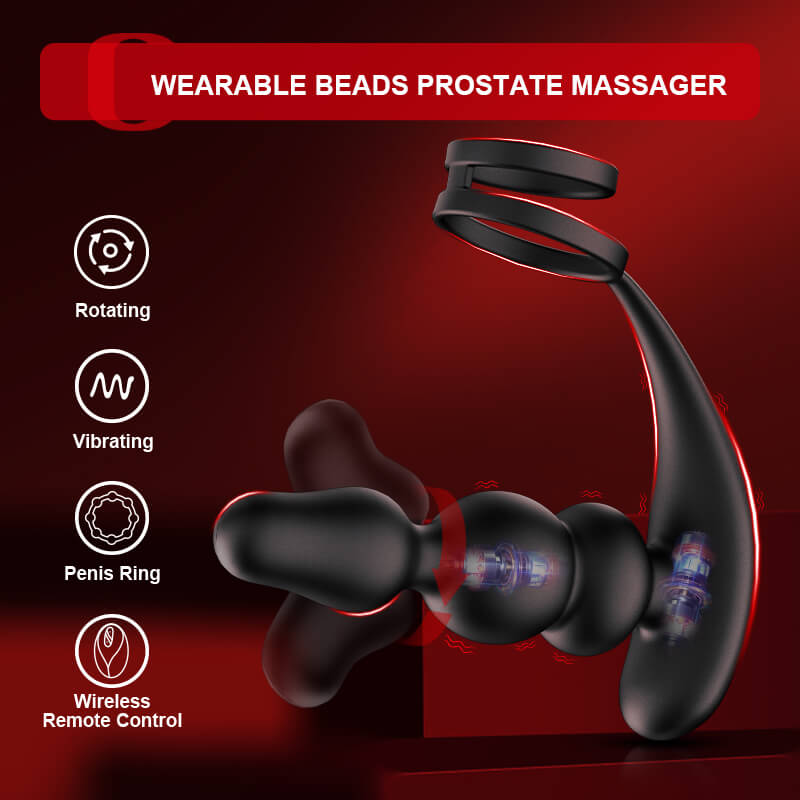 PM14 – Wearable Rotating Prostate Massager with Vibration & Remote Control