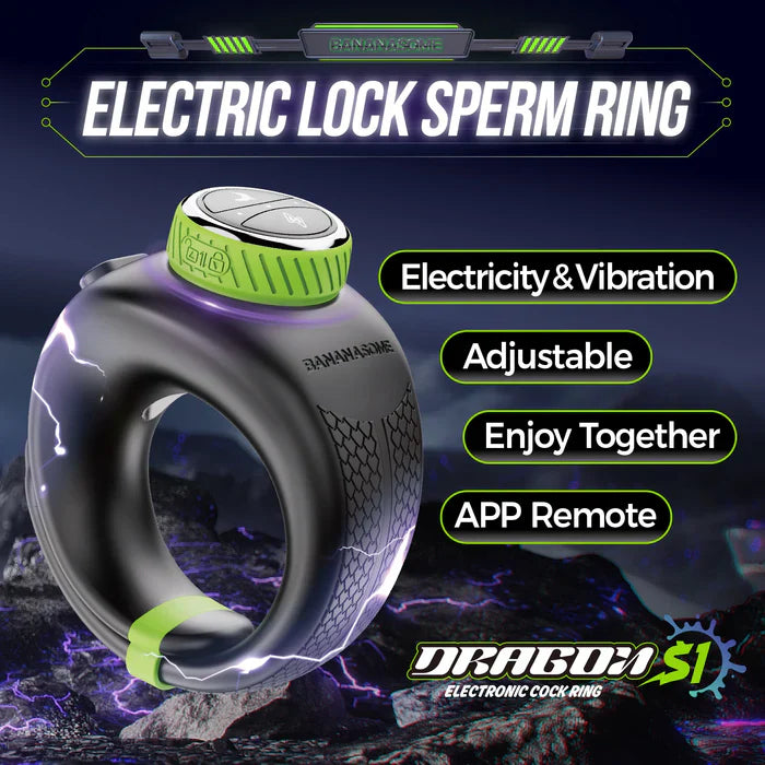 PH1 – Adjustable App-Controlled Electro & Vibrating Cock Ring with Dual Stimulation