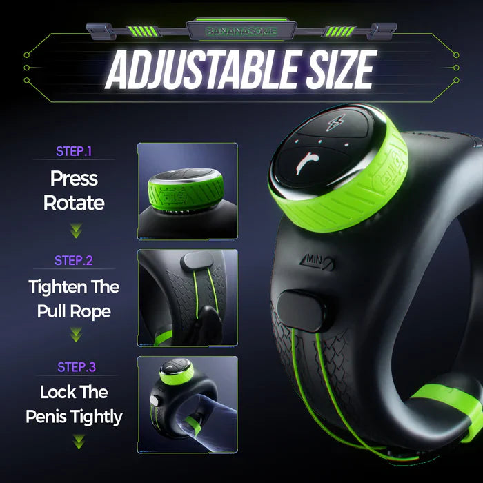 PH1 – Adjustable App-Controlled Electro & Vibrating Cock Ring with Dual Stimulation