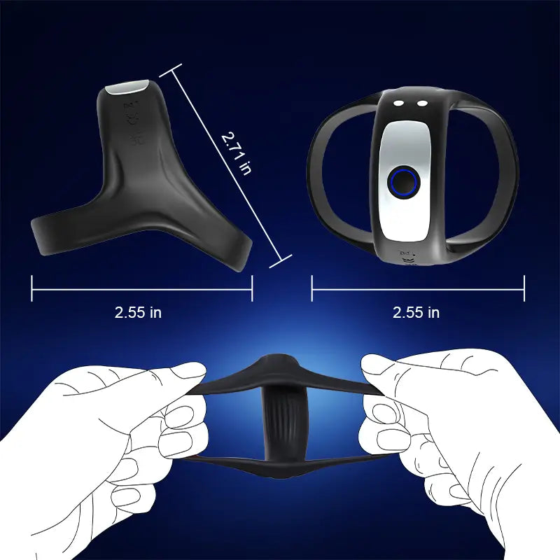 PH7 – Waterproof Vibrating Cock Ring with 10 Powerful Modes for Stronger, Longer Performance