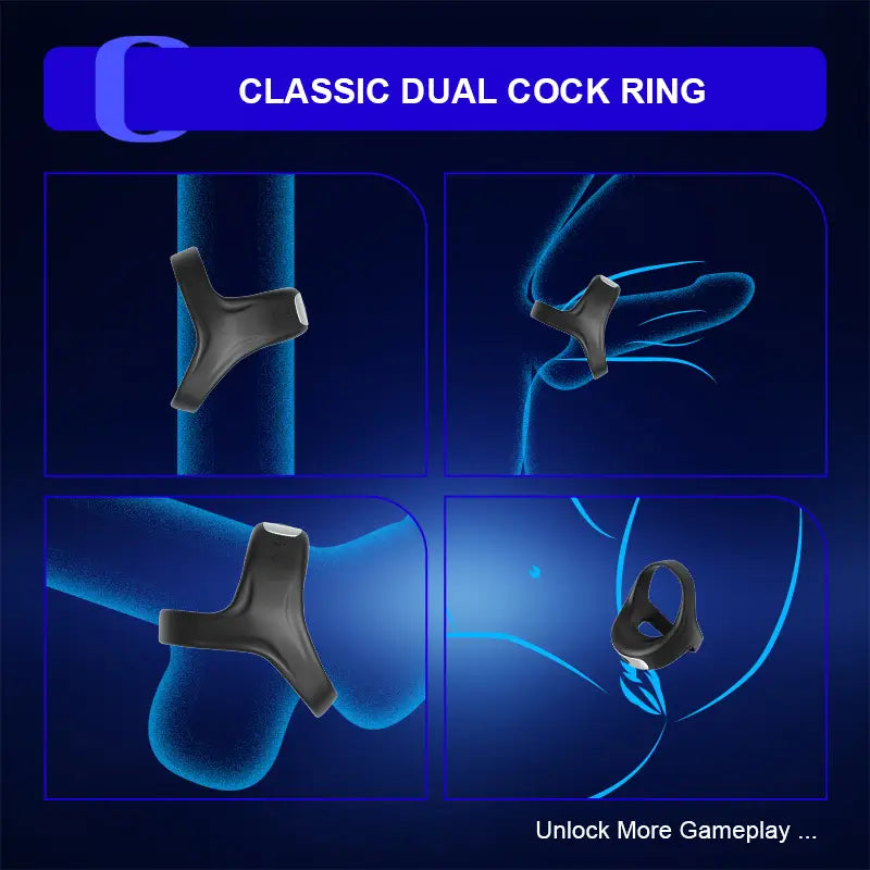 PH7 – Waterproof Vibrating Cock Ring with 10 Powerful Modes for Stronger, Longer Performance