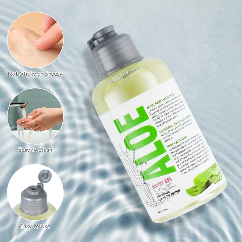 150ml Natural Aloe Water Based Gel Lubricant