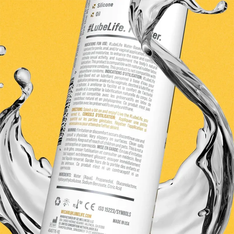 240ml Water-Based Personal Lubricant for Men, Women and Couples