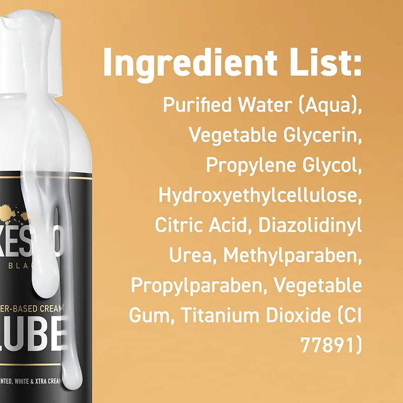 245ml Waterbased Creamy White Lube Made in US