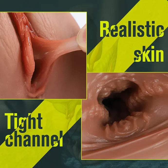 Bella - 1.38 lbs 3D Textured Channel Pocket Pussy Sex Toy