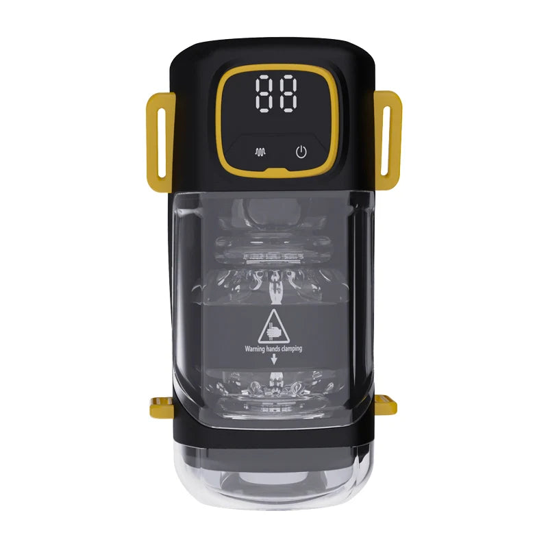 PT2 - 9 Thrusting & Vibrating Hands Free Wearable Male Stroker