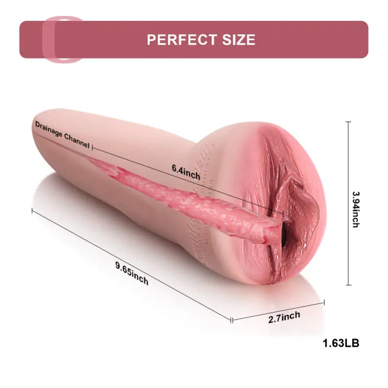Ada – Realistic MILF Labia Silicone Pocket Vagina Sex Toy 740g