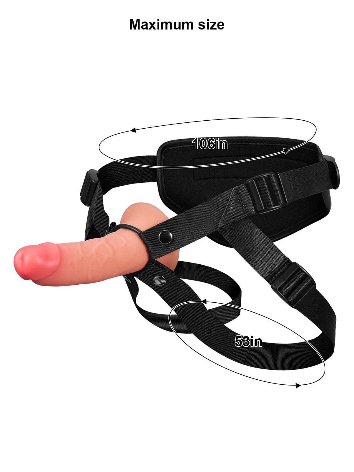 PCS30 – 7.2"x 1.5"  Wearable Penis Sleeve For ED With O-Ring Strap On