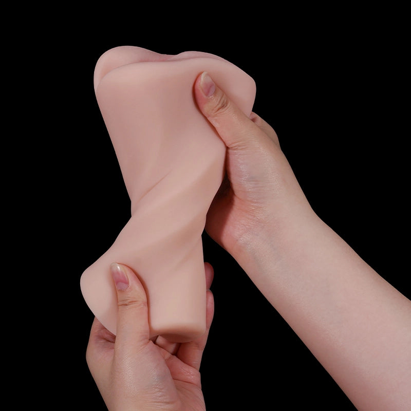 Amaya - Silicone Pocket Pussy with Realistic Vagina And Anal Hole 530g