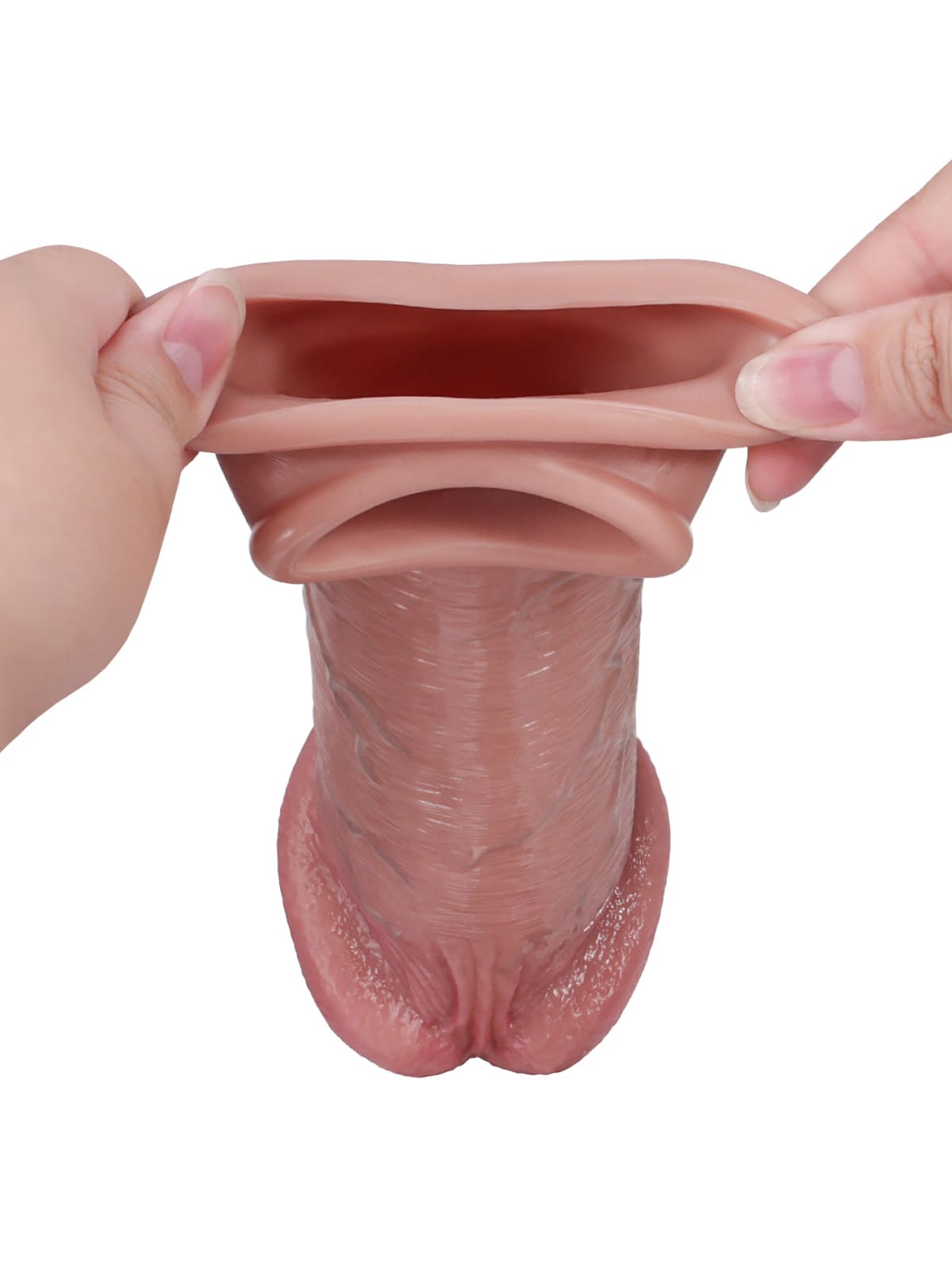 PCS28 – 8.5"x 2" Big Glans Realistic Huge Penis Extension Sleeve