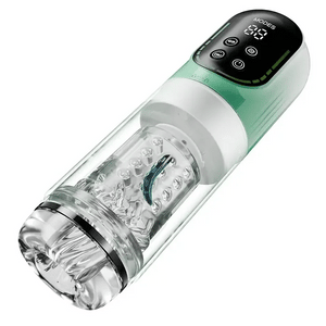PR4 - Best Transparent Sleeve Waterproof Oral Sex Cup with 7 Thrusting Rotating