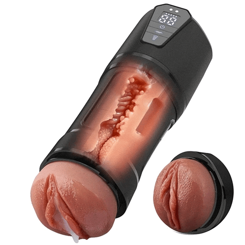 PV8: Realistic Deep Throat Electric Vagina Masturbator