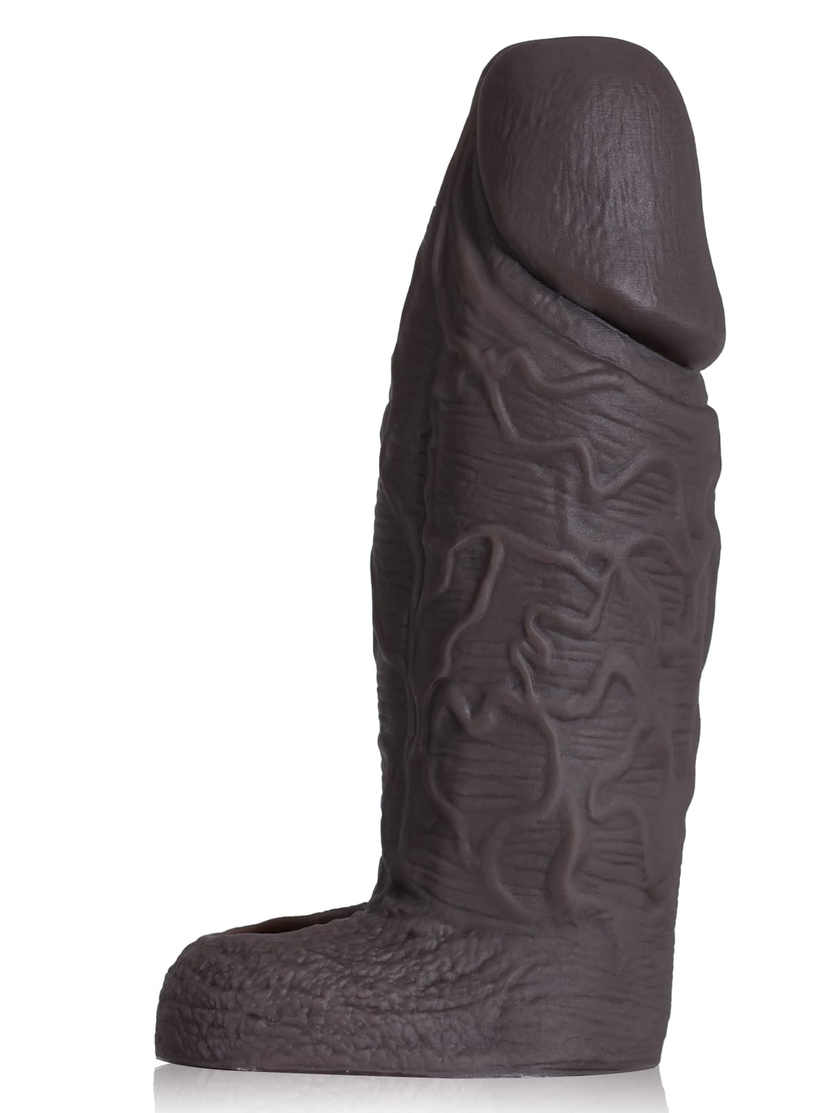 PBS37 – 6.3" x 2.2" Thick Black Silicone Cock Sleeve