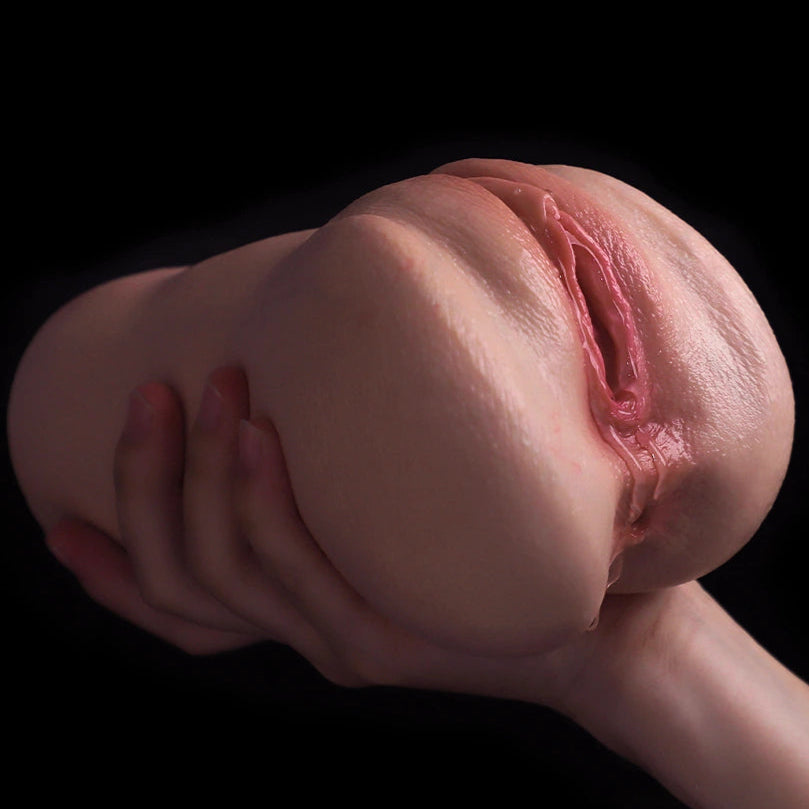 thumbnail image 2 of Lovine 2in1 Realistic Pocket Pussy For Men – TPE Vagina & Anal Masturbator, Silicone Feel, Waterproof, Silent 2 of 6