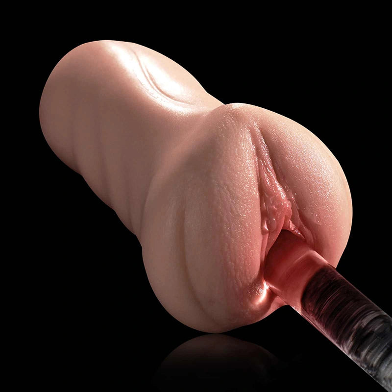 Evelyn - 1.6 lbs Real Feel Silicone Vagina Masturbator Toy