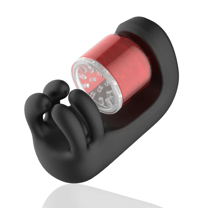 PG10 – Glans Trainer Masturbator with Rotating Pinch Stimulation & 9 Vibration Modes