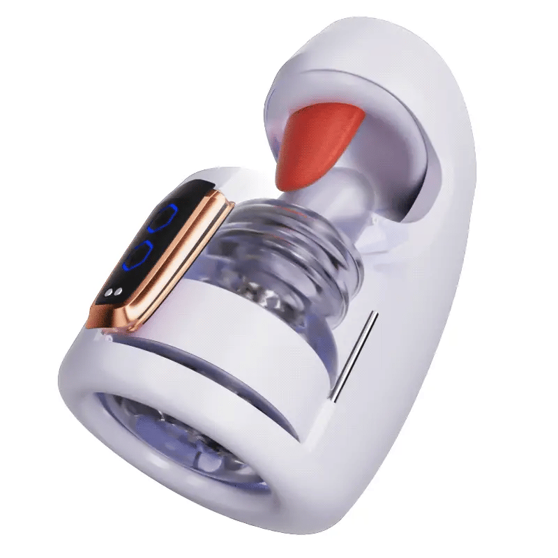 PG18 Plus – 10 Adjustable Thrusting Modes Glans Trainer Masturbator with Licking Motion