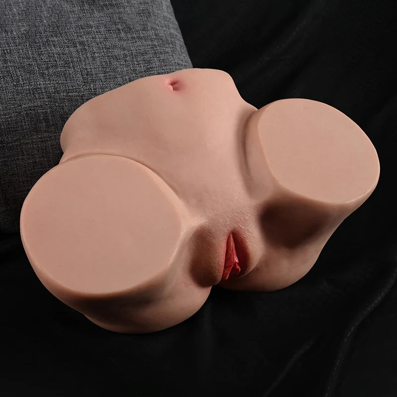 Imogen – 9.9 lbs Real-Feel Silicone Butt Masturbator with Dual Openings